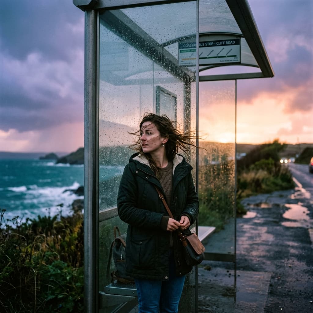 Sample output for Atmospheric Coastal Portrait (Summer Storm)
