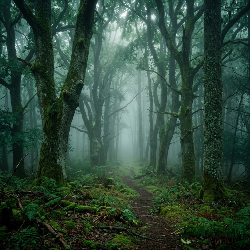 Sample output for Enchanted Foggy Forest Transformation