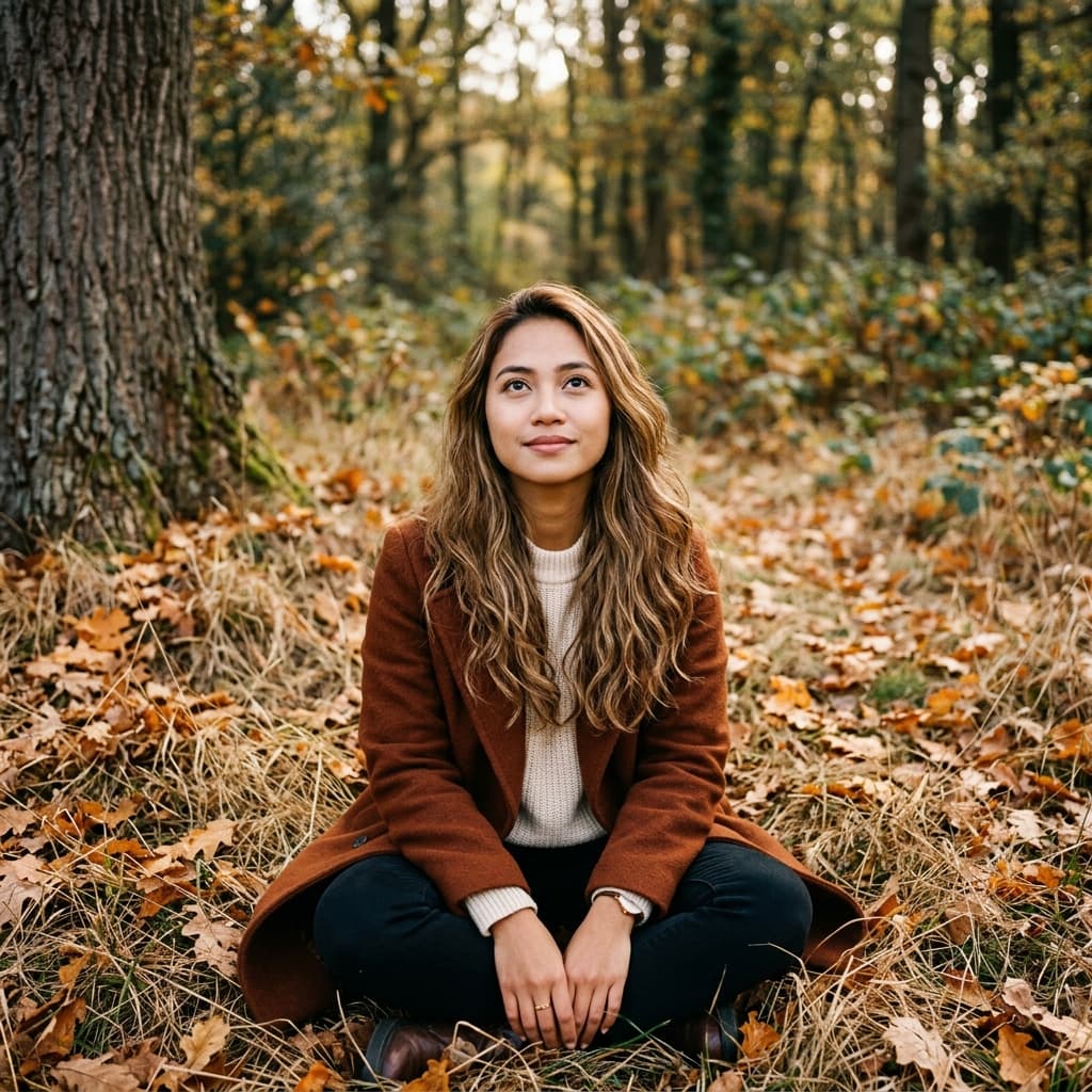 Sample output for Overhead Autumn Portrait