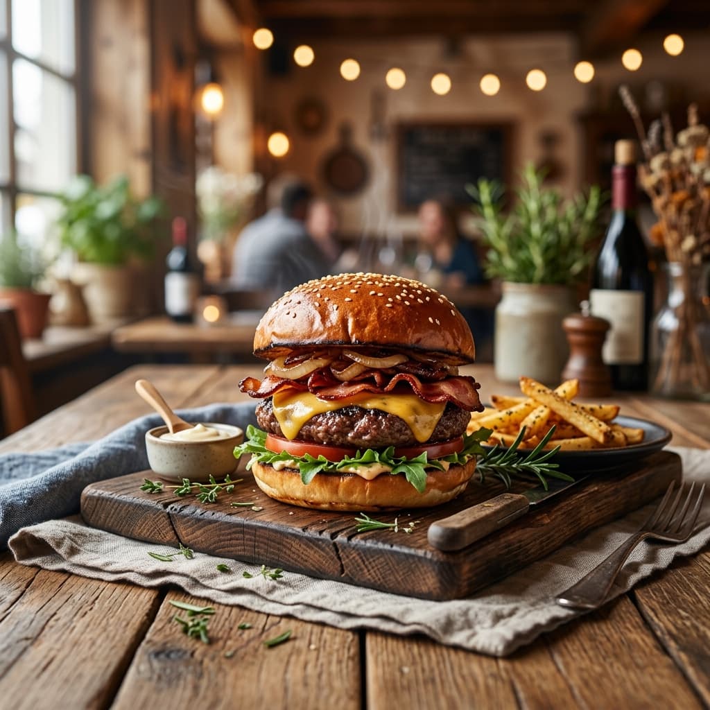 Sample output for Photorealistic Food Advertisement